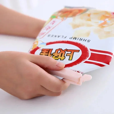 10PCS Bag Clips Food Snack Sealing Clip12/15.5cm Portable Kitchen Storage Accessories Tool Elastic Buckle Package Bag Clamp 2025 by Smarsty