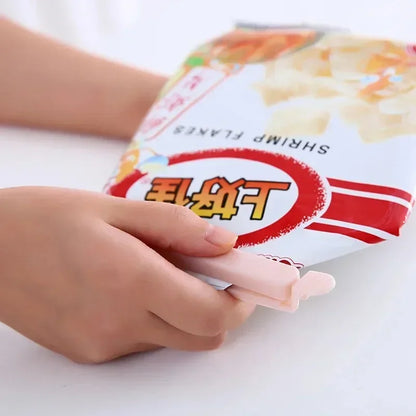 10PCS Bag Clips Food Snack Sealing Clip12/15.5cm Portable Kitchen Storage Accessories Tool Elastic Buckle Package Bag Clamp 2025