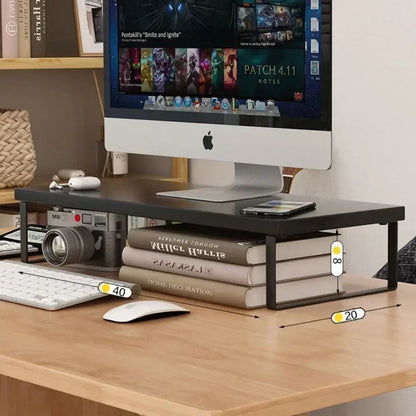 Computer Monitor Elevated Monitor Base Home Office Storage Rack Computer Desktop Creative Storage Rack Office Storage Supplies