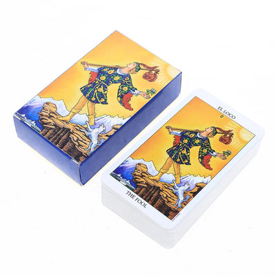 Hot Sell Rider Waite Tarot Card Divination Personal Use Tarot Deck Full English Spanish Version Oracles Deck for Girl Board Game by Smarsty