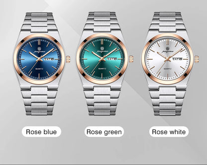 Luxury Waterproof Quartz Men's Watch with Luminous Features - Smarsty