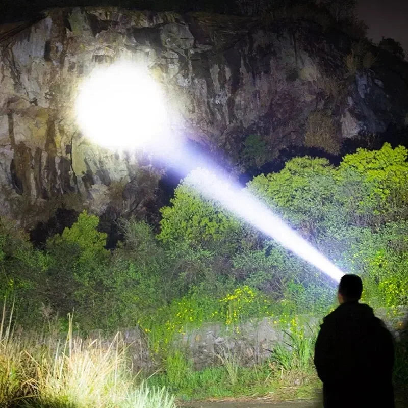 Outdoor Headlights with Long Battery Life and Strong Light LED Night Fishing Charging Head Mounted Magnetic Flashlight - Smarsty