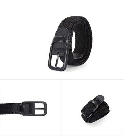 Elastic Stretch Canvas Belt for Men and Women Comfortable Fit - Smarsty