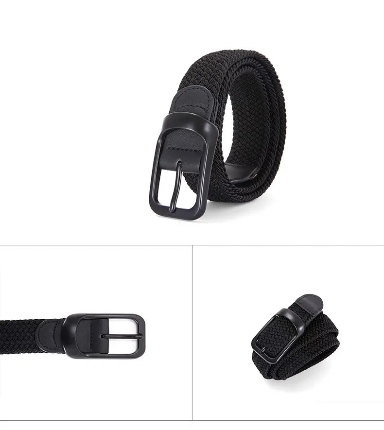 Elastic Stretch Canvas Belt for Men and Women Comfortable Fit - Smarsty