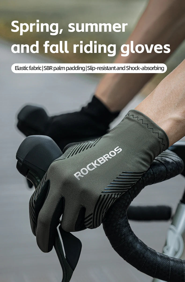 Rockbros Breathable Cycling Gloves Non Slip Touchscreen - Smarsty