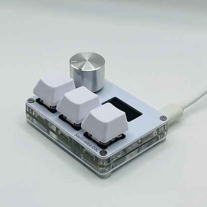 Magnetic Pink Rapid Trigger Hall Switch Keyboard With Knob