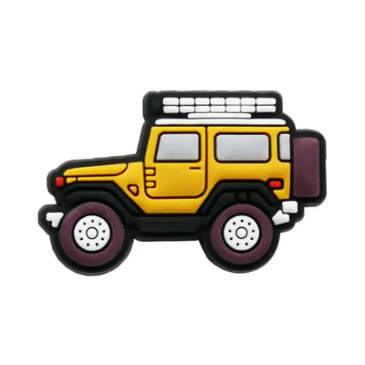 1-20pcs Car Shoe Charms Cool Vehicle Shoe Accessories Cartoon Decorations Pins for Men Boys Kids DIY Clog Buckle Garden Sandal - Smarsty