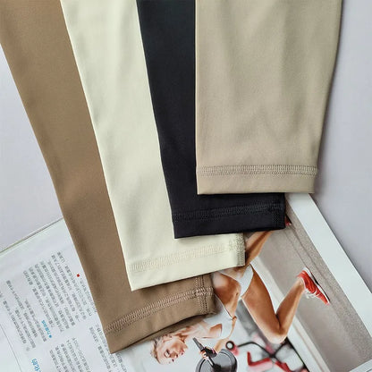 High Quality Sport Leggings For Women High Waist Yoga Leggings Soft Breathable Sports Tights Leggings Fitness Gym Elastic Pants - Smarsty