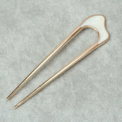 Korean Pearl Hairpins for Elegant Bun Styling - Smarsty