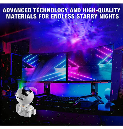 Galaxy Star Astronaut Projector LED Night Light - Smarsty