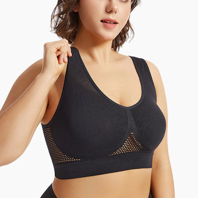 Beautiful Back Sports Bra Shockproof Running Fitness Anti-sagging Upper Collection Soft Support High-strength Women's Yoga Vest - Smarsty