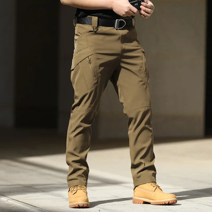 Spring-Autumn Outdoor Stretch Water-Resistant Hiking Trousers - Wear-Resistant Desert Camouflage Tactical Military Utility Pants