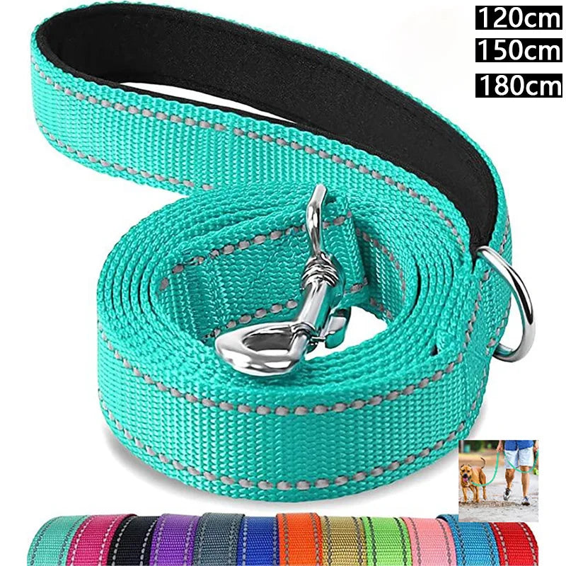 Reflective Dog Harness Leash for Safe Night Walks - Smarsty