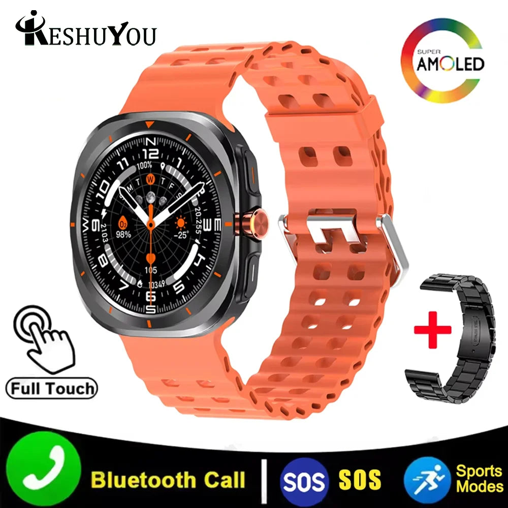 Smart Watch with Heart Rate Monitor and AMOLED Screen - Smarsty