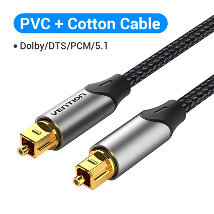 Vention Digital Optical Audio Cable for Superior Sound Quality - Smarsty