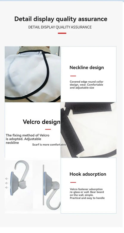 Versatile Shaving Bib for Easy Beard Styling - Smarsty