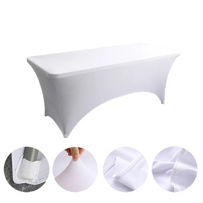 Stretch Spandex Table Cover for Rectangular Tables - Smarsty