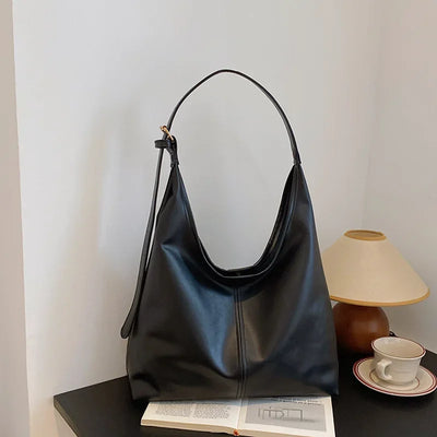 Large Tote Bag For Women Everyday Retro Simple Shoulder Bag - Smarsty