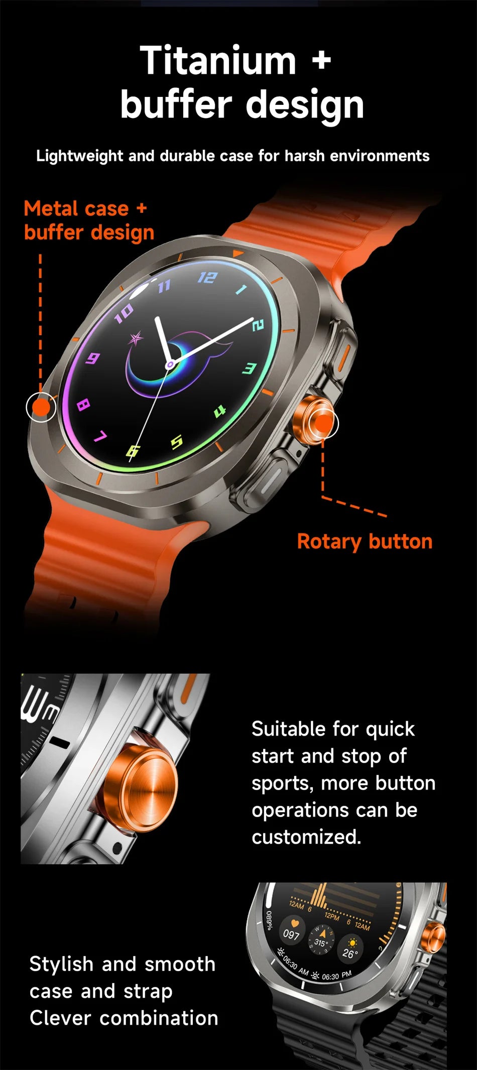 Samsung Galaxy Watch 7 Ultra GPS Smart Watch for Men - Smarsty