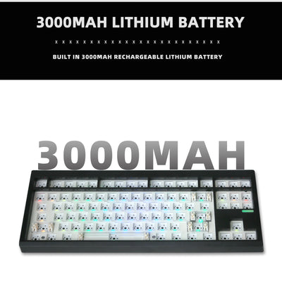 Mechanical Keyboard Kit With 3-Mode Wireless Bluetooth - Smarsty