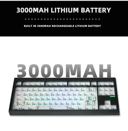 Mechanical Keyboard Kit With 3-Mode Wireless Bluetooth