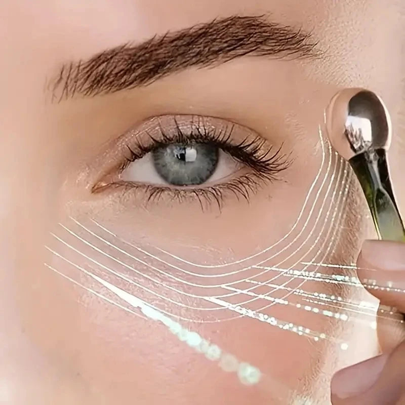 Gold Alloy Eye Roller Massage Stick for Anti-Wrinkle Care - Smarsty