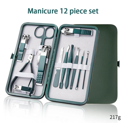 Portable Manicure Set with Sharp Stainless Steel Tools - Smarsty