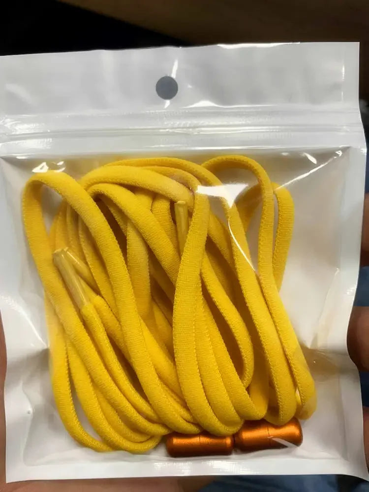 1Pair Elastic Lazy Shoelaces No Tie Shoe Laces Sneakers Flats Shoelaces for Kids Adult Quick Shoelace Fit All Shoes - Smarsty