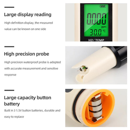 4 in 1 Water Quality Tester with Temperature and PH Calibration - Smarsty