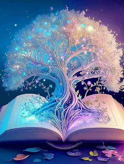 5D DIY Diamond Painting Moon Tree Landscape Home Decor - Smarsty