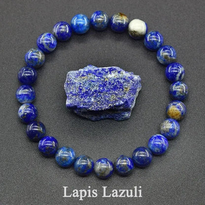 8MM Natural Epidote Zoisite Bead Bracelet for Healing - Smarsty