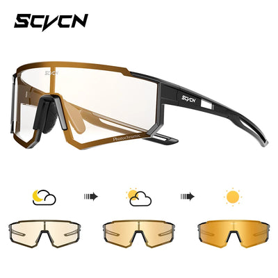 SCVCN new Outdoor Cycling Sunglasses Men MTB Bike Glasses Sports Mountain Climbing fishing Women Bicycle Cycling UV400 Goggles by Smarsty
