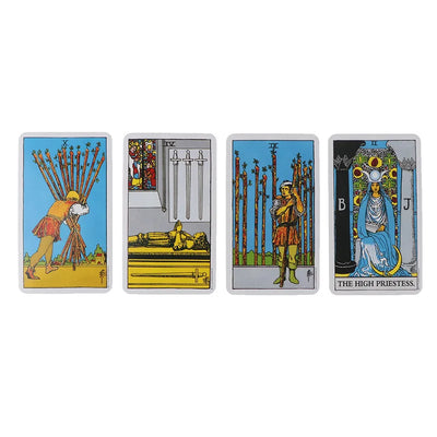 Hot Sell Rider Waite Tarot Card Divination Personal Use Tarot Deck Full English Spanish Version Oracles Deck for Girl Board Game by Smarsty