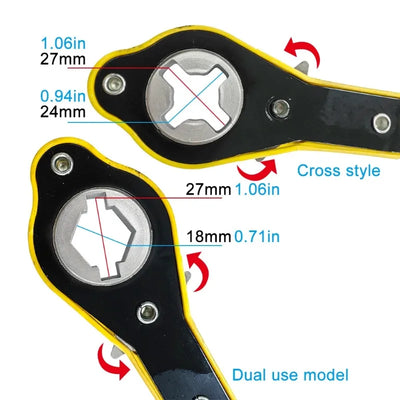 Auto Labor Saving Jack Ratchet Wrench Tire Jack Removal Wrench Cross car Labor Saving Wrench Rocker Arm - Smarsty
