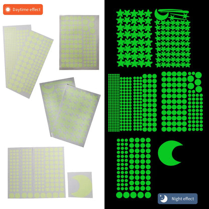 Luminous Moon Stars Wall Stickers for Kids Decor - Smarsty