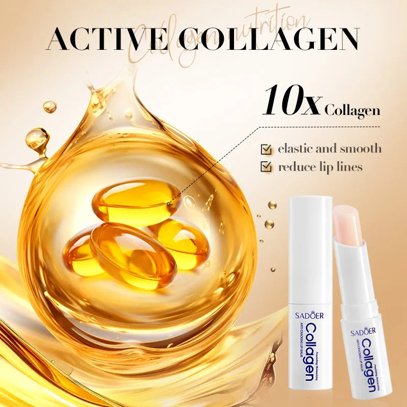 SADOER Collagen Lip Balm for Hydration and Repair - Smarsty