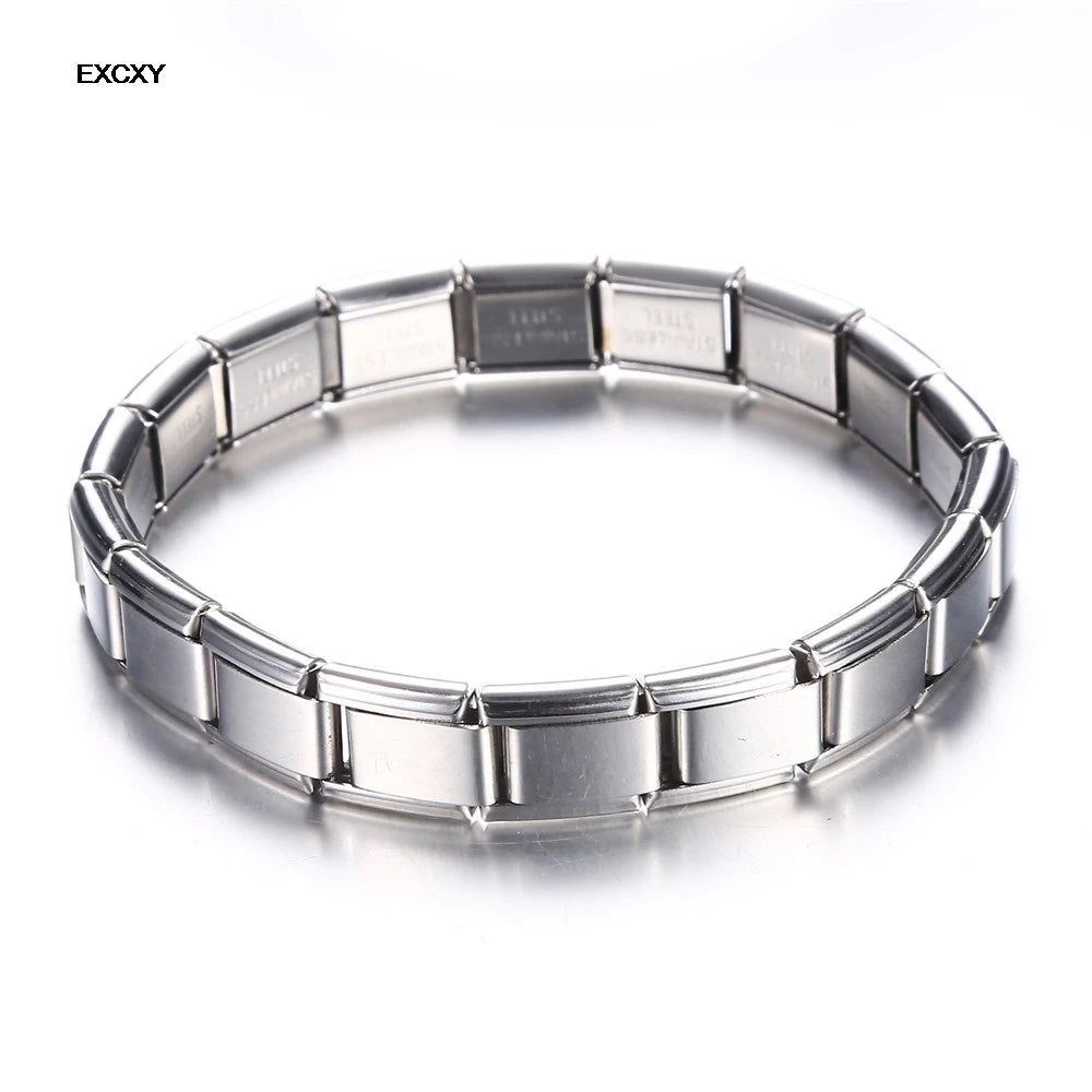 9mm Stainless Steel Bracelet Unisex Daily Wear Charm - Smarsty