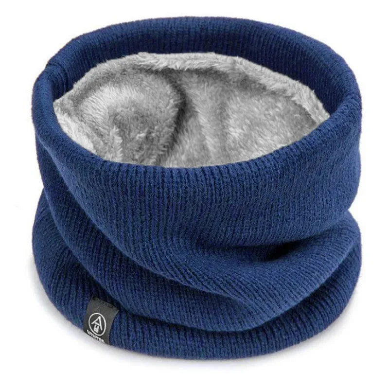 Knitted Neck Warmer Sports Scarf Fashion Soft Women Men Face Cover Winter Skating Running Hiking Scarves Thick Cold-proof Collar - Smarsty