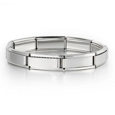 Italian Charm Bracelets DIY Stainless Steel Bangle Gift - Smarsty