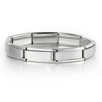 Italian Charm Bracelets DIY Stainless Steel Bangle Gift - Smarsty