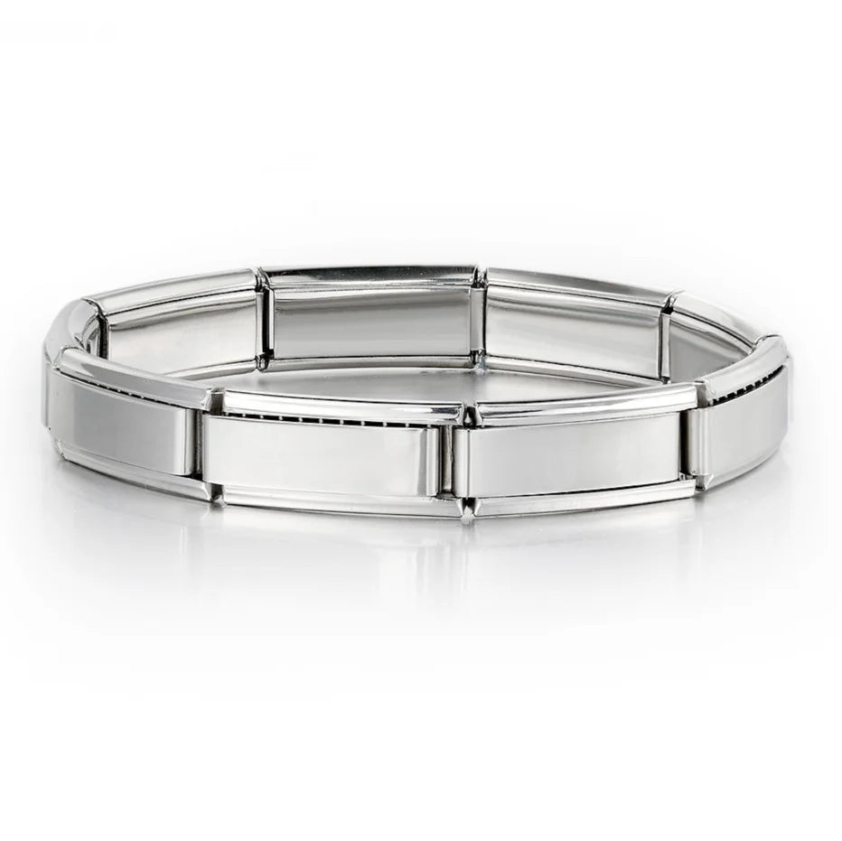 Italian Charm Bracelets DIY Stainless Steel Bangle Gift - Smarsty