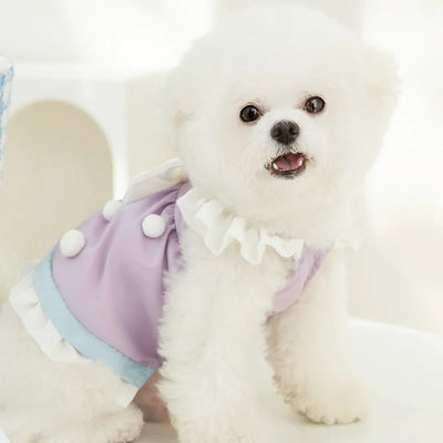 Summer Princess Dog Dress with Cute Bow for Stylish Pets - Smarsty