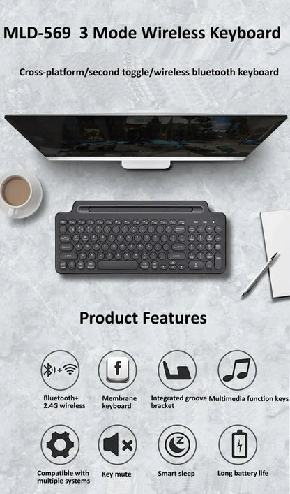 Bluetooth Wireless Mini Keyboard For Windows Tablets