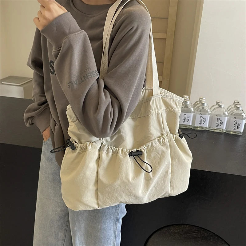 Large Capacity Canvas Tote Bag For Work And Commuting - Smarsty