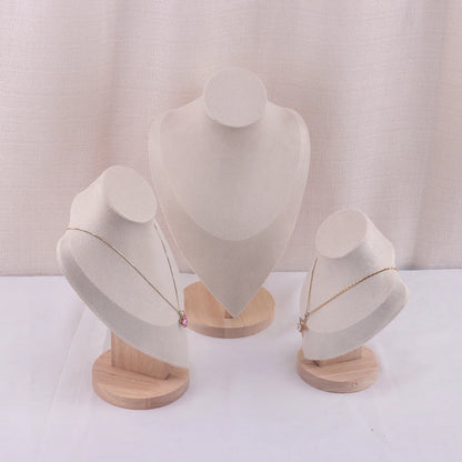 Velvet Jewelry Display Stand for Necklaces and Pendants - Smarsty