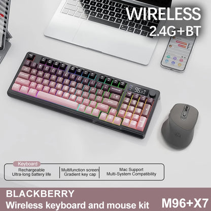 Bluetooth Gaming Keyboard With Multi Device Wireless