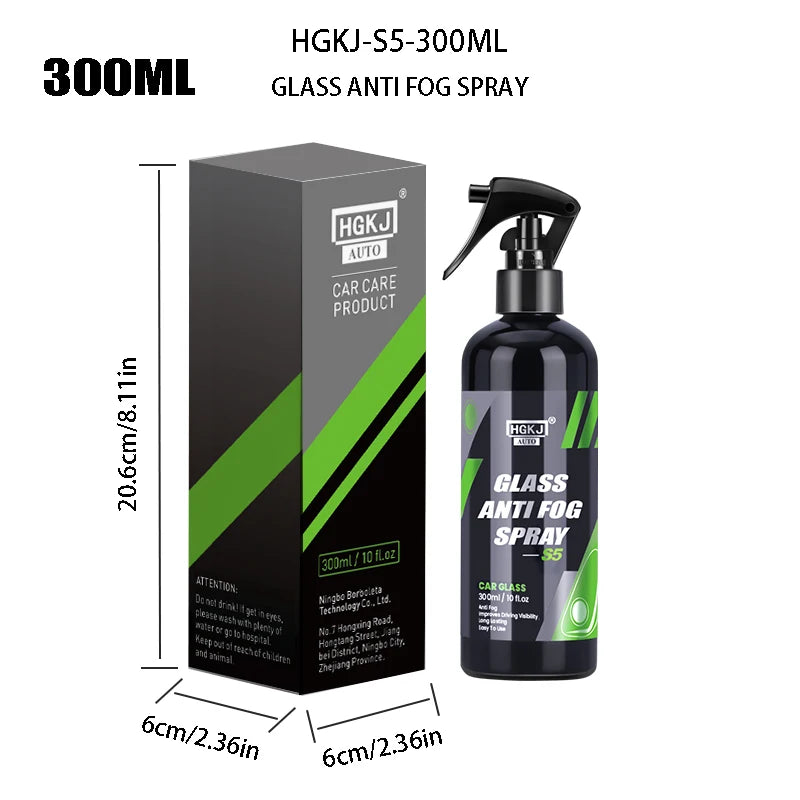 Car Window Anti Fog Spray Liquid Paint Care  Polishe Rainproof Anti-Fog Agent Water Car Care Windshield Glass Auto Accessory - Smarsty