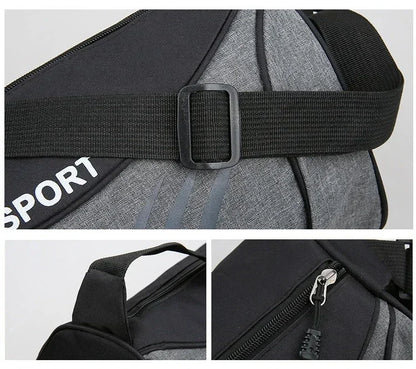 Unisex Gym Bag With Crossbody Strap For Travel And Yoga - Smarsty