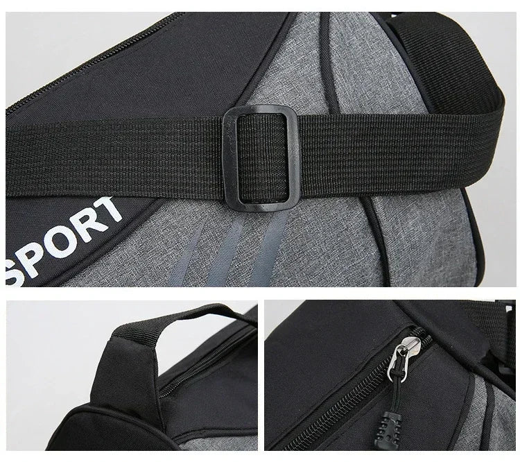 Unisex Gym Bag With Crossbody Strap For Travel And Yoga - Smarsty