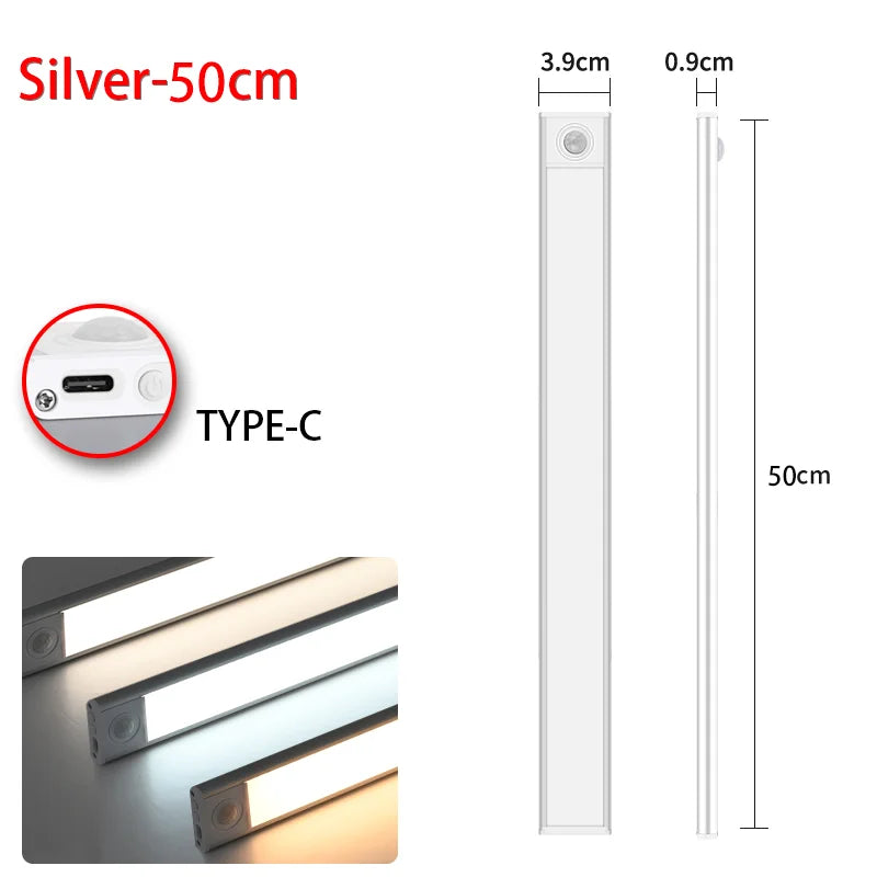 LED Motion Sensor Night Light for Cabinets and Wardrobes - Smarsty